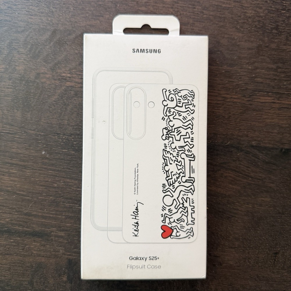 Samsung Flipsuit Series Case for Samsung Galaxy S25 Plus - White (Keith Haring)